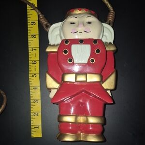 Timmy Woods Red and Gold Novelty Bag